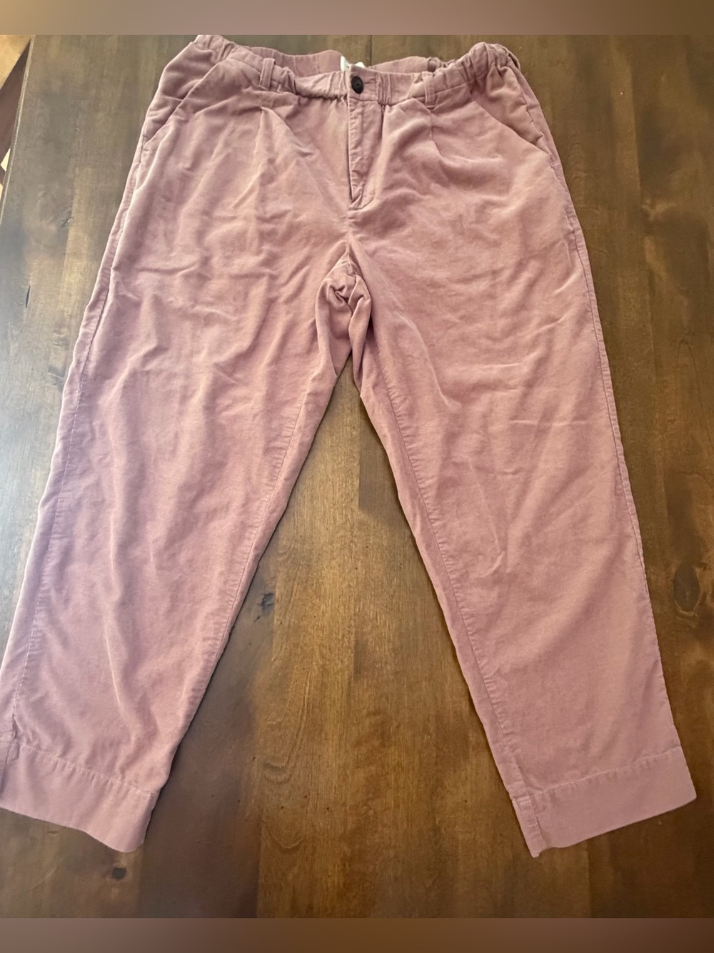 Madewell Peachy Pink Corduroy Pants Large